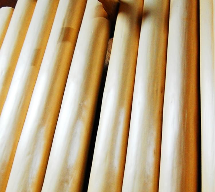 室町時代から続く伝統の技法で磨かれた丸太。幾重にも人の手をかけたその銘木を京都・北山よりお届けします。